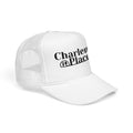 Charlene's Place Embroidered Foam Trucker Hat — Black Logo