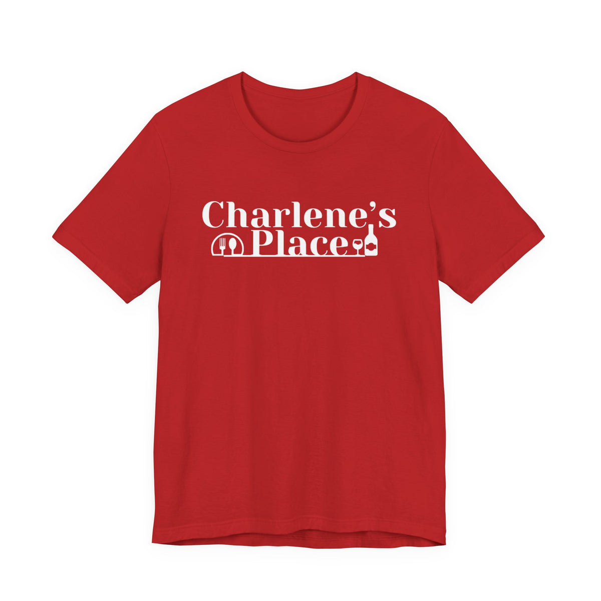 Charlene’s Place Logo Tee — White Logo