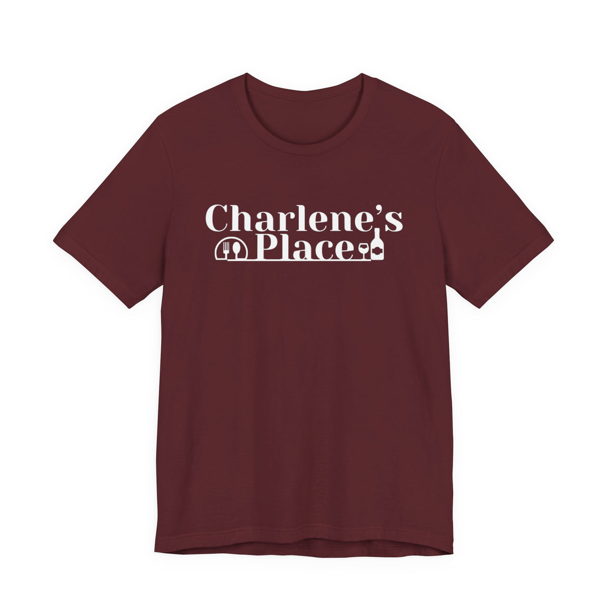 Charlene’s Place Logo Tee — White Logo