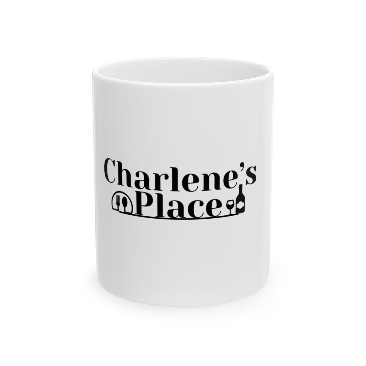 Ceramic Mug - 'Charlene's Place' Branded Coffee Mug (11oz, 15oz)