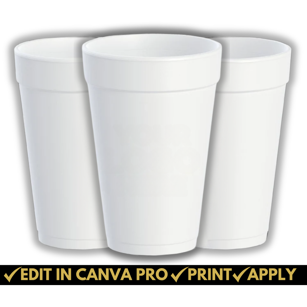 Birthday Cup Template