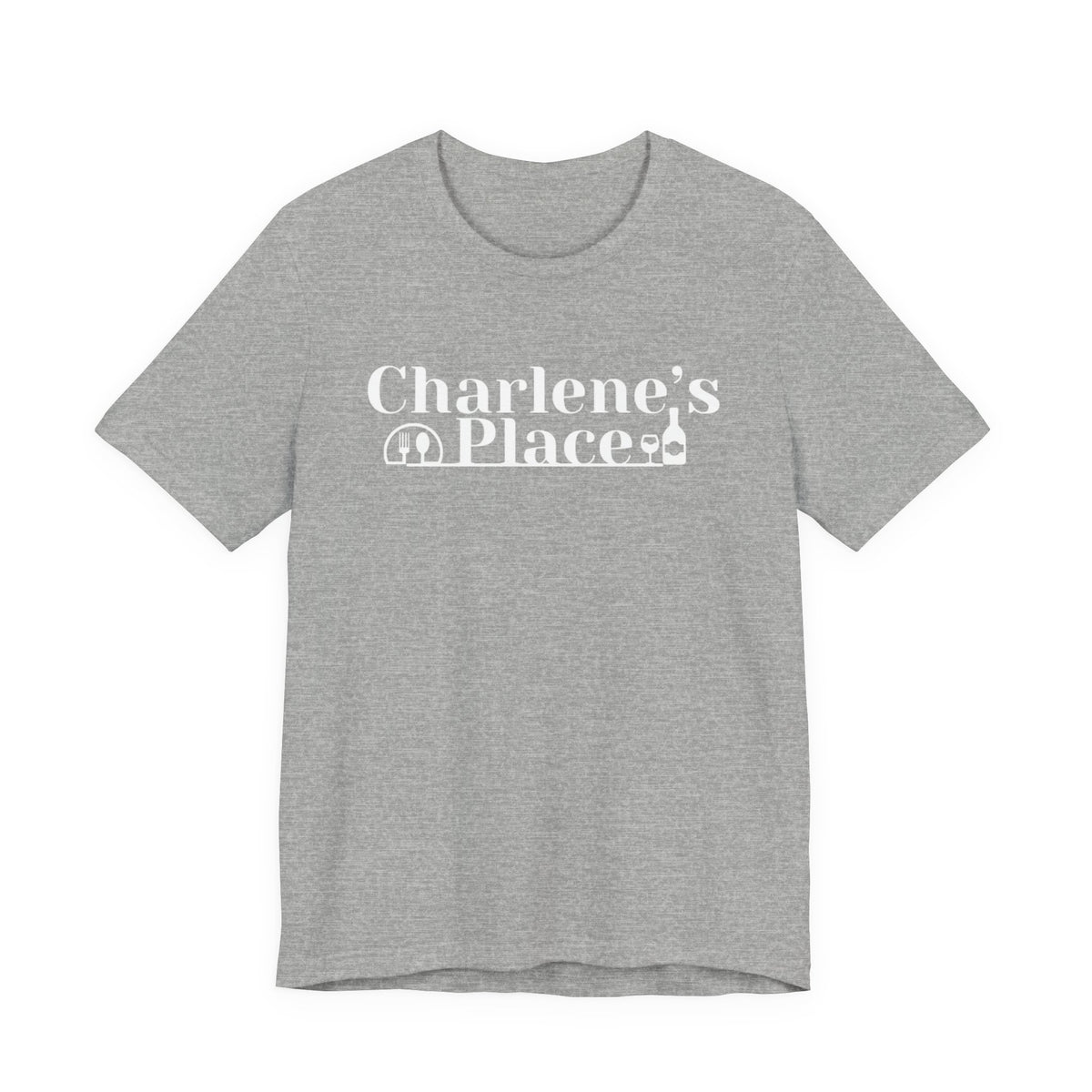 Charlene’s Place Logo Tee — White Logo