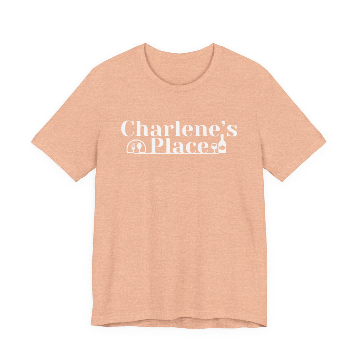 Charlene’s Place Logo Tee — White Logo