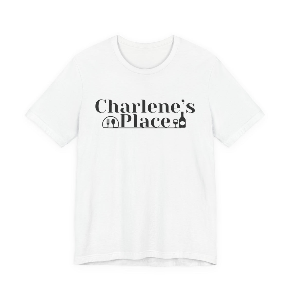 Charlene’s Place Logo Tee — Black Logo
