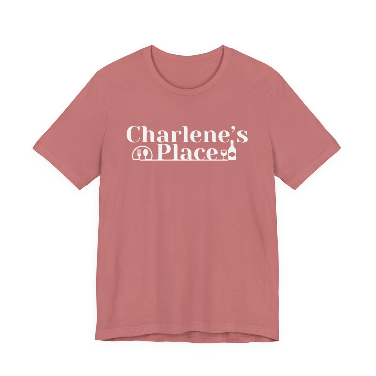 Charlene’s Place Logo Tee — White Logo