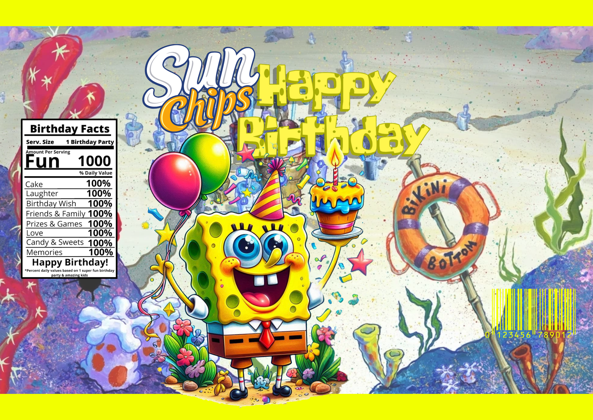 Sponge Bob Party Favor 2