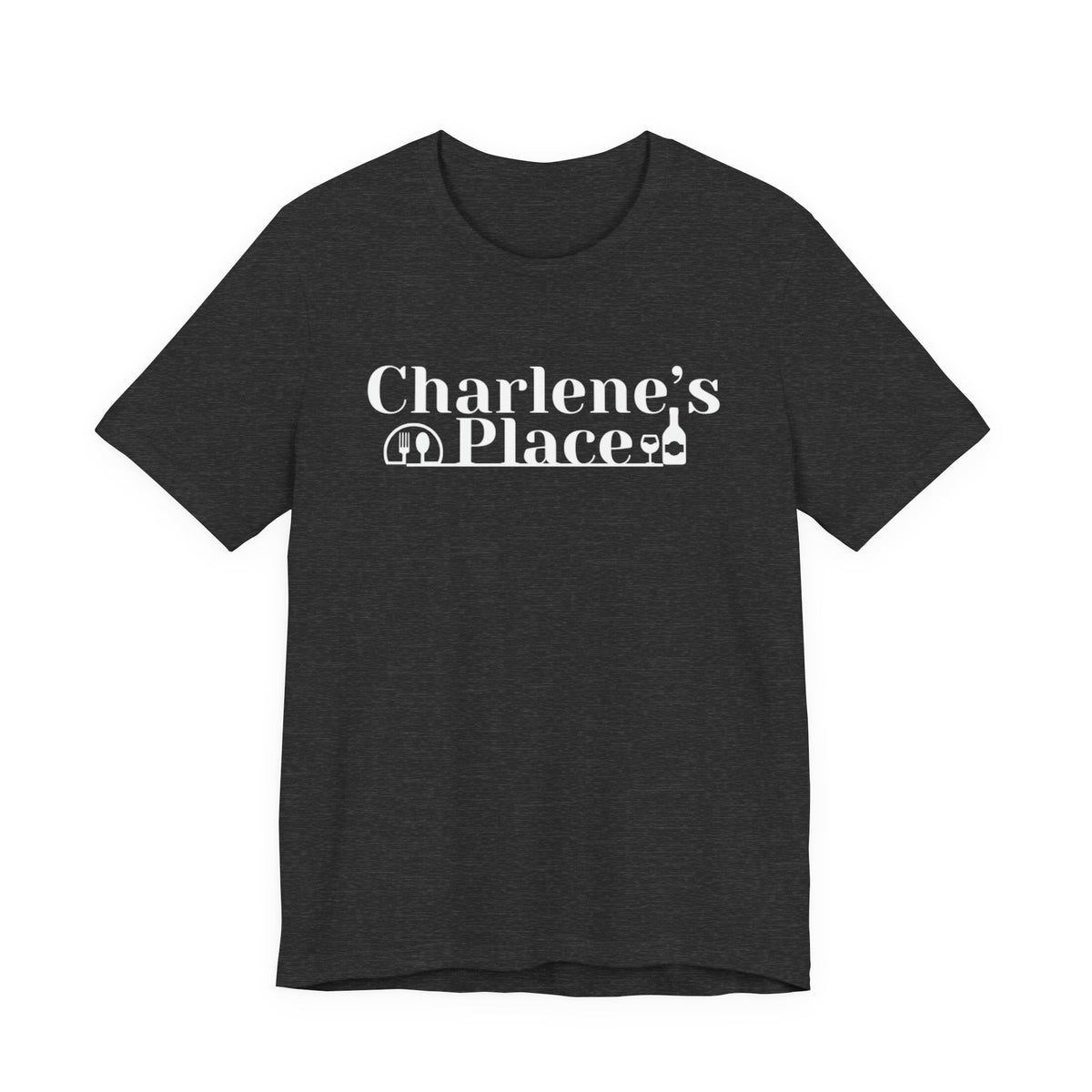Charlene’s Place Logo Tee — White Logo
