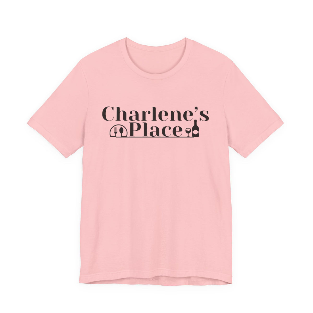 Charlene’s Place Logo Tee — Black Logo