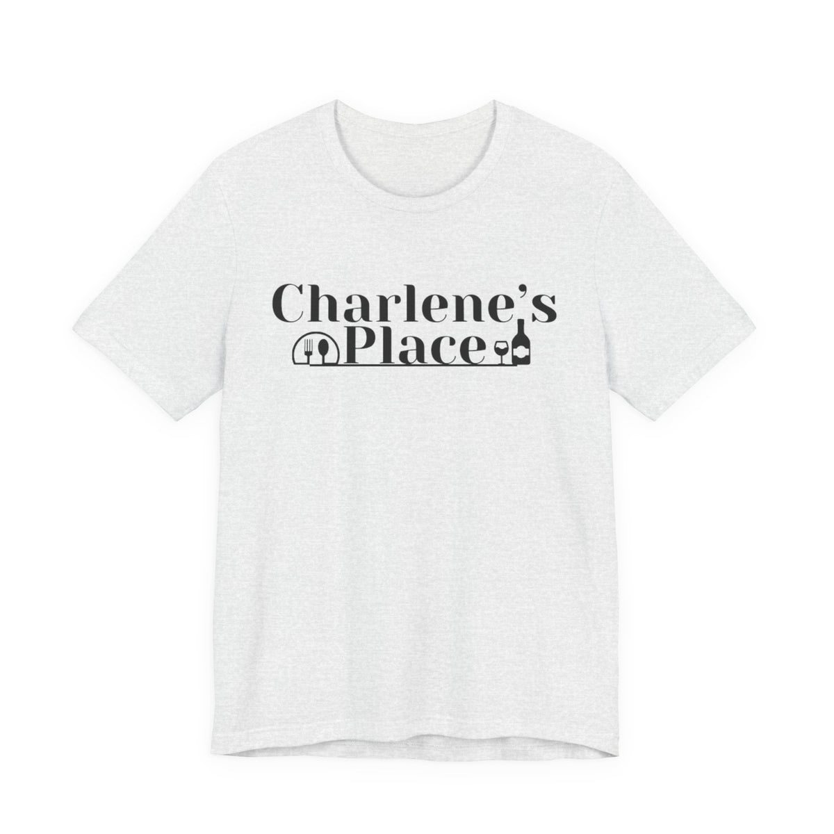 Charlene’s Place Logo Tee — Black Logo