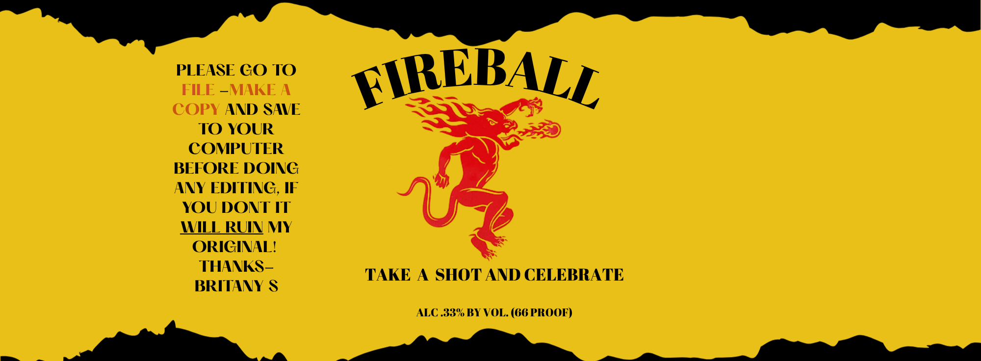 Liquor Labels