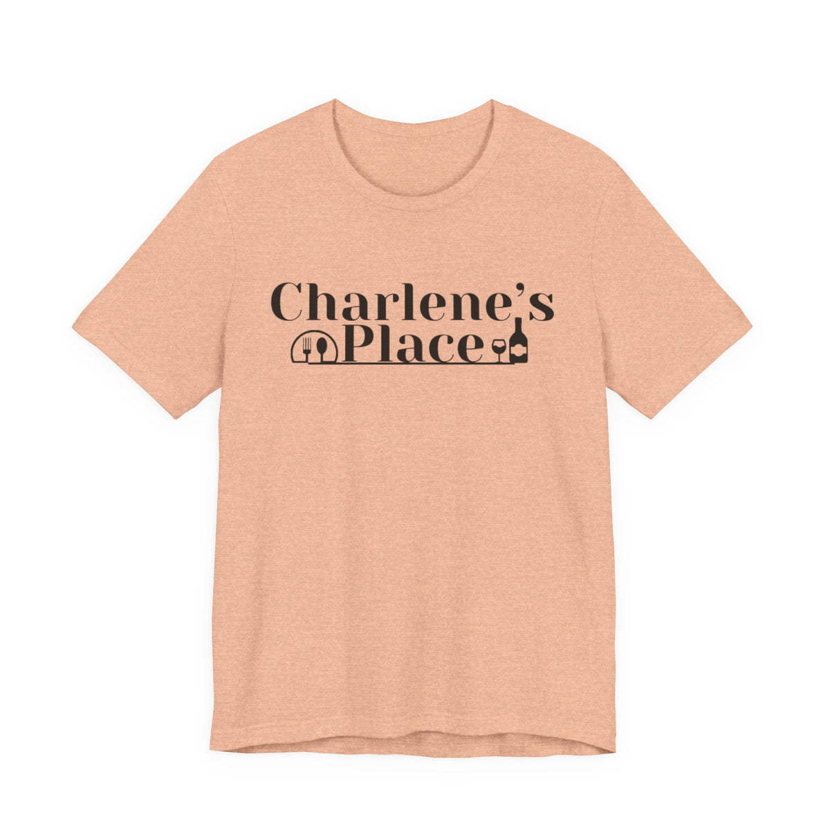 Charlene’s Place Logo Tee — Black Logo