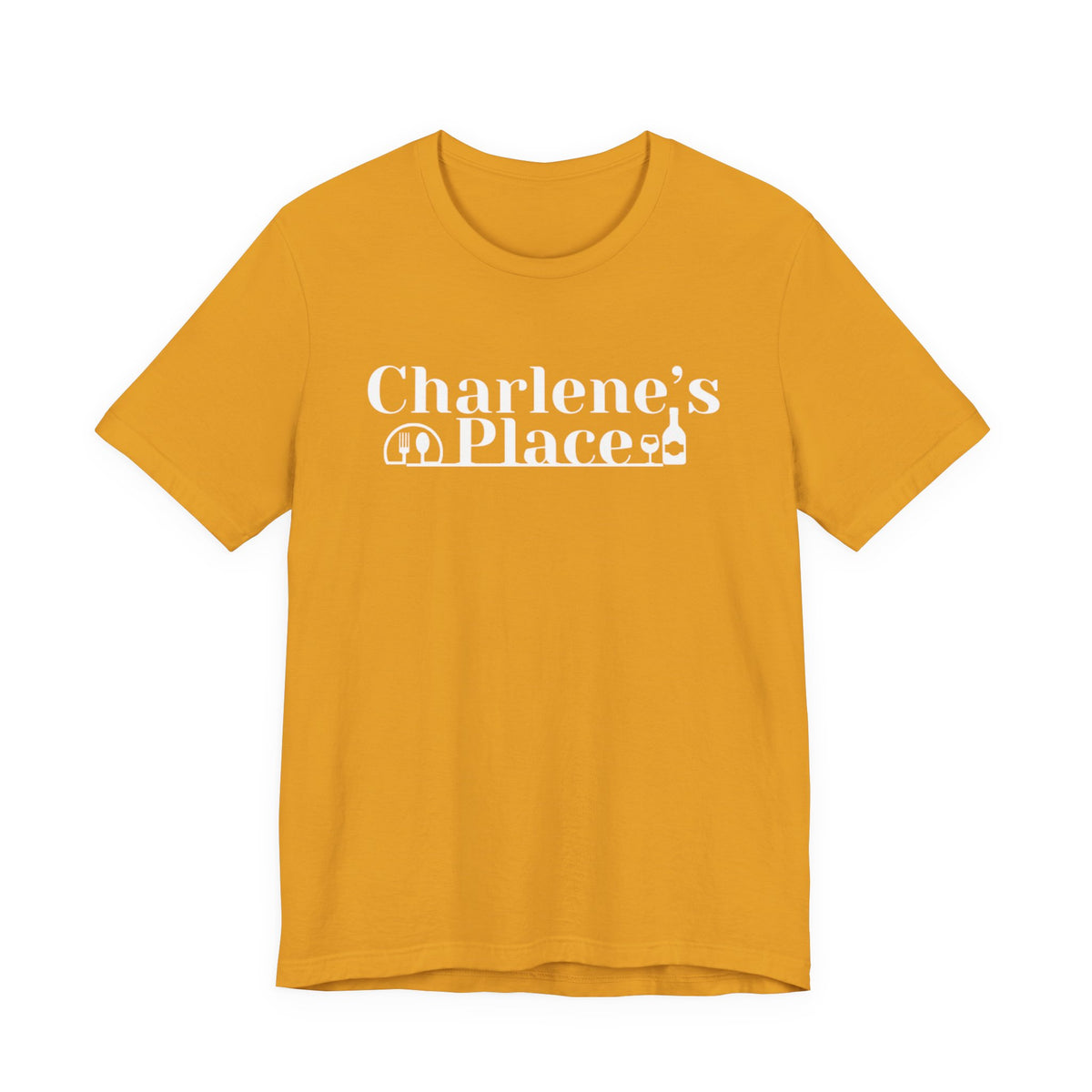 Charlene’s Place Logo Tee — White Logo