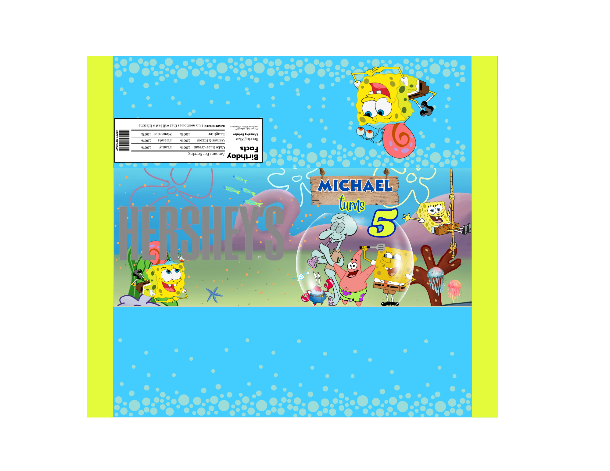 Sponge Bob Party Favor 1