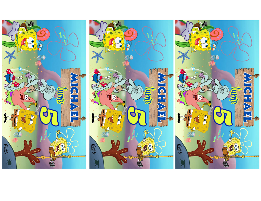 Sponge Bob Party Favor 1