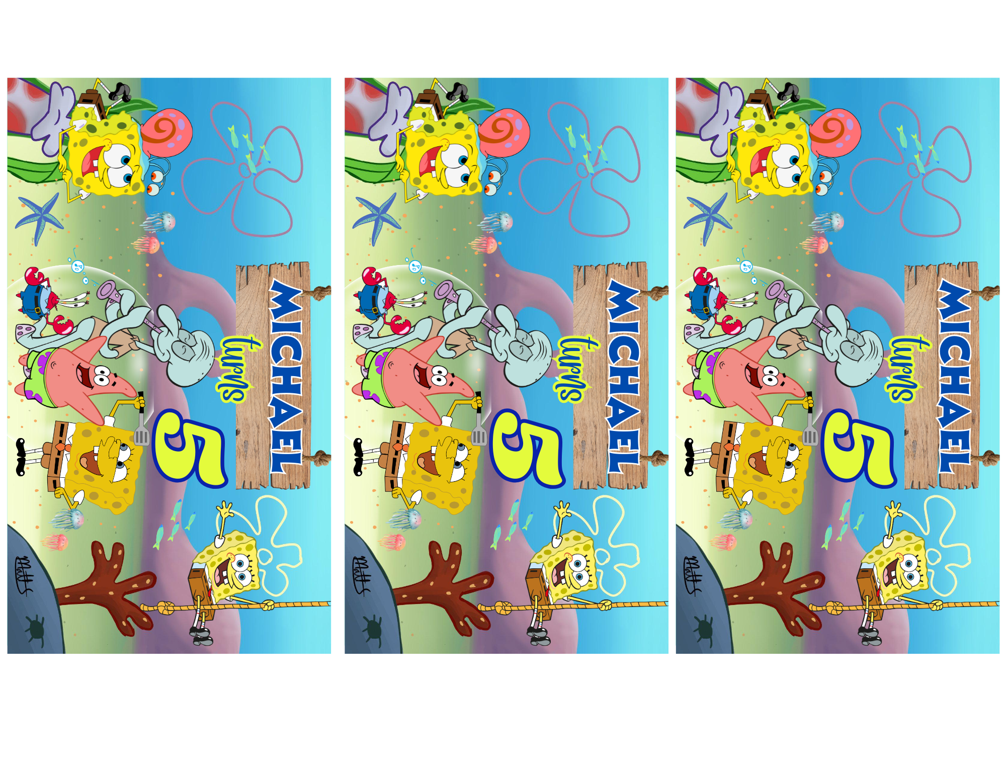 Sponge Bob Party Favor 1