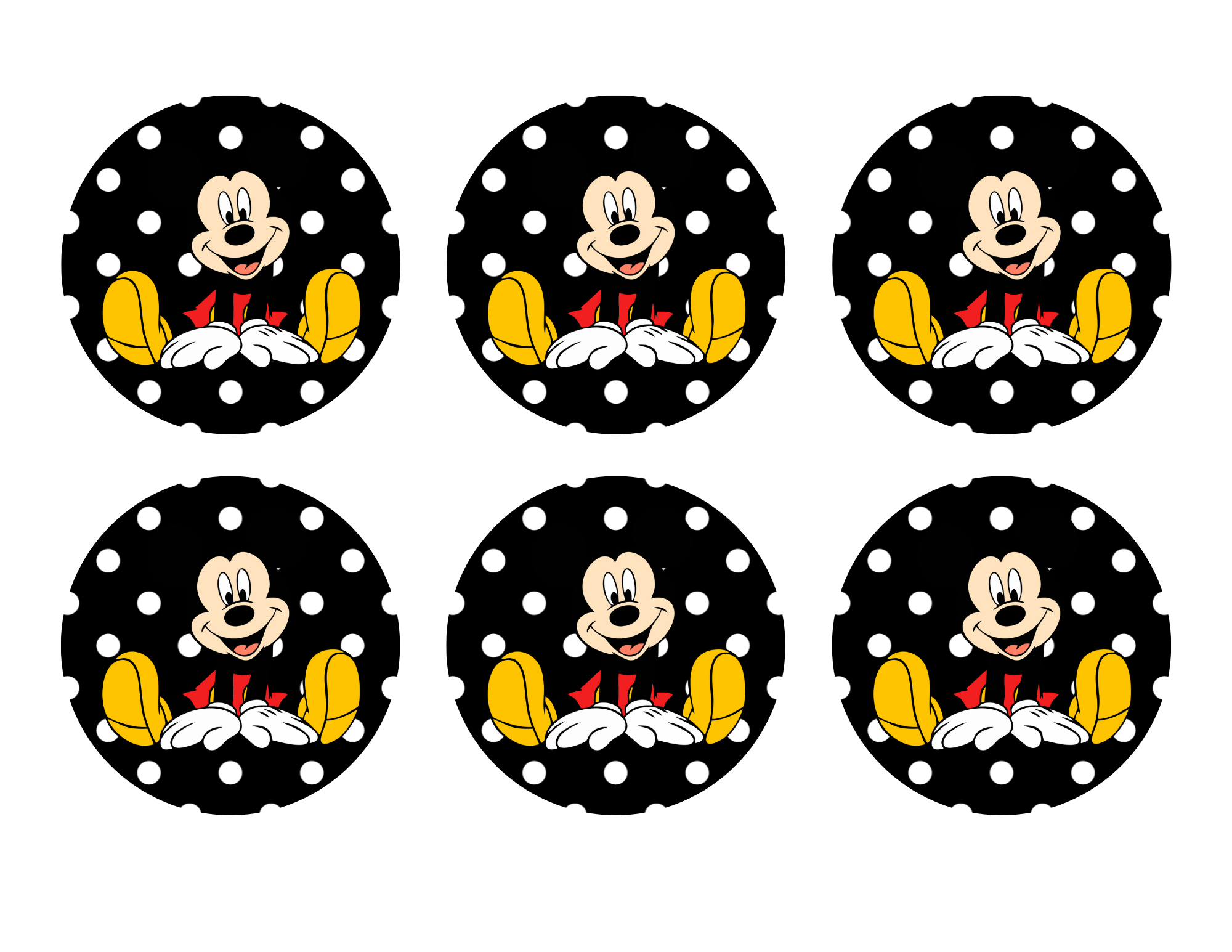 Micky Mouse Party Favors