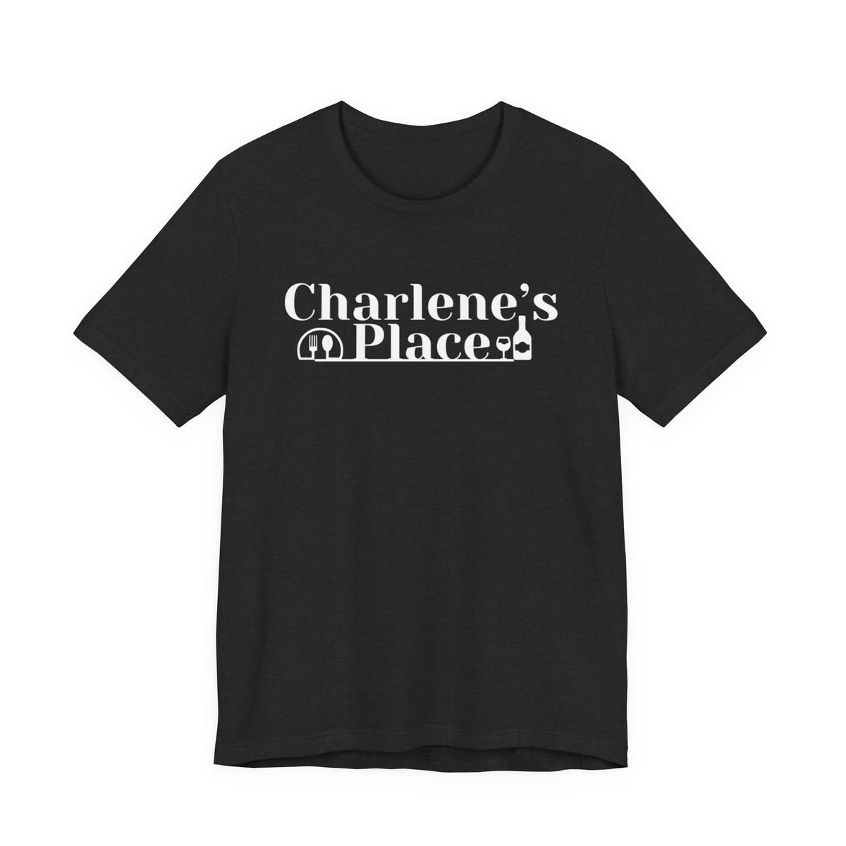 Charlene’s Place Logo Tee — White Logo