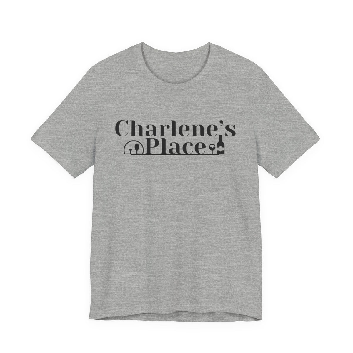 Charlene’s Place Logo Tee — Black Logo