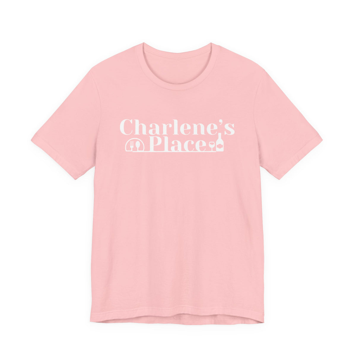 Charlene’s Place Logo Tee — White Logo