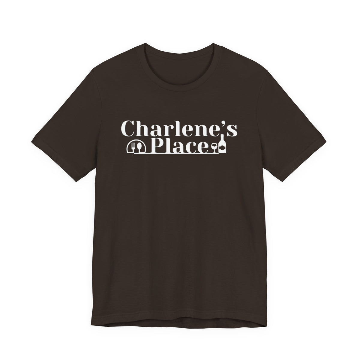 Charlene’s Place Logo Tee — White Logo