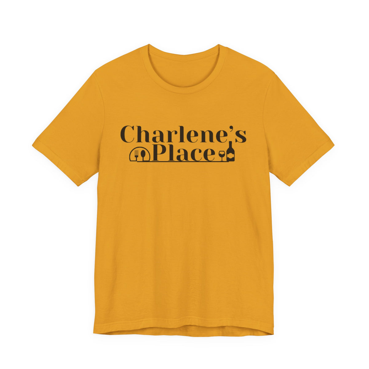 Charlene’s Place Logo Tee — Black Logo