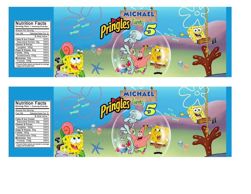 Sponge Bob Party Favor 1