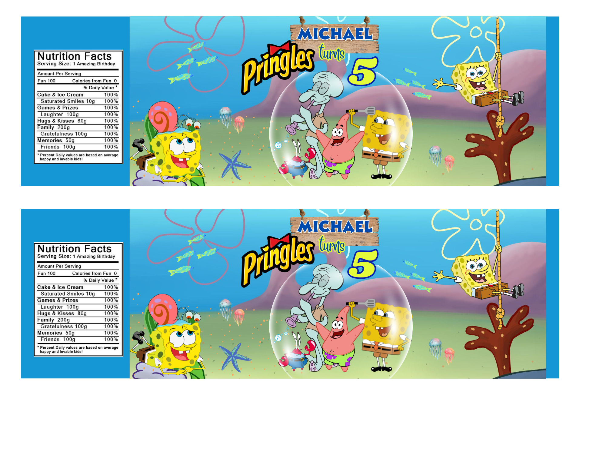 Sponge Bob Party Favor 1